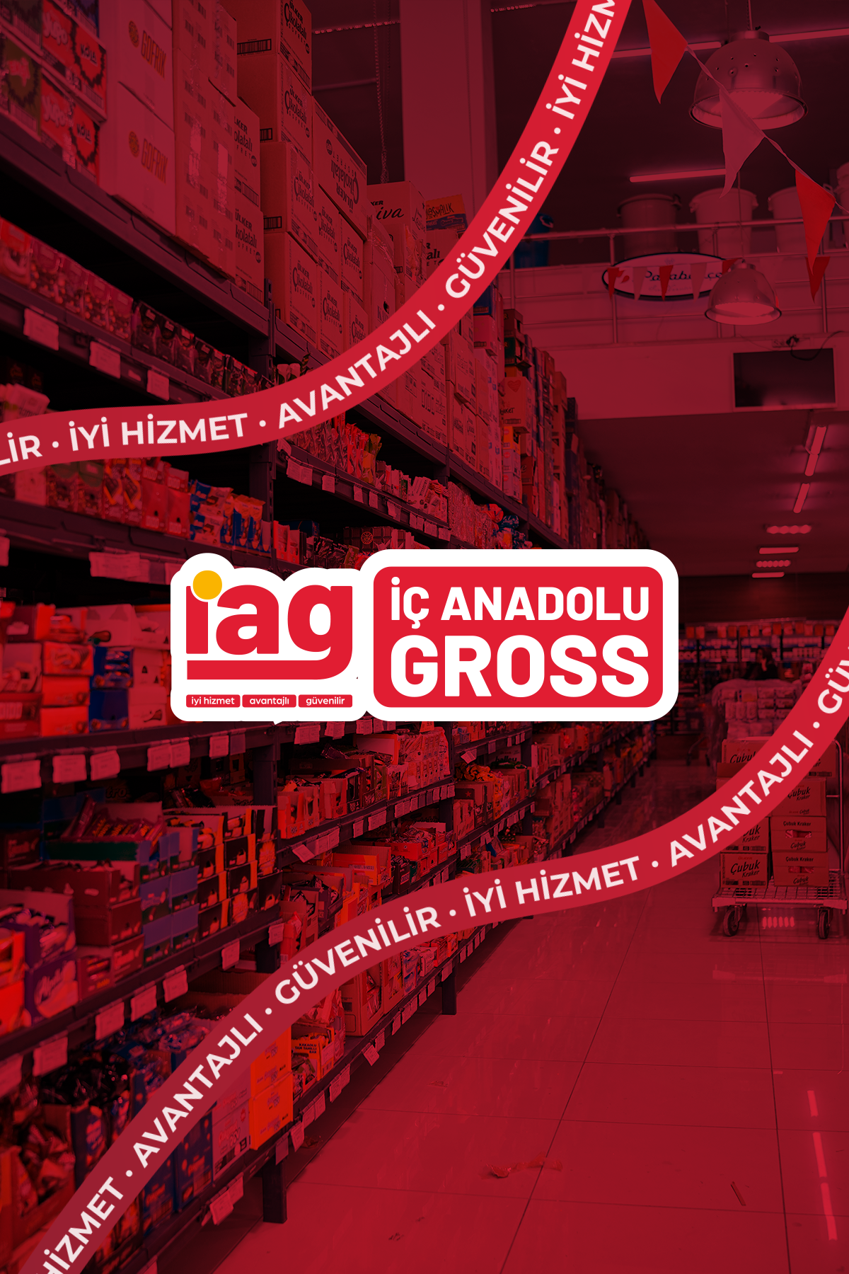 İç Anadolu Gross mağaza reyon görünümü