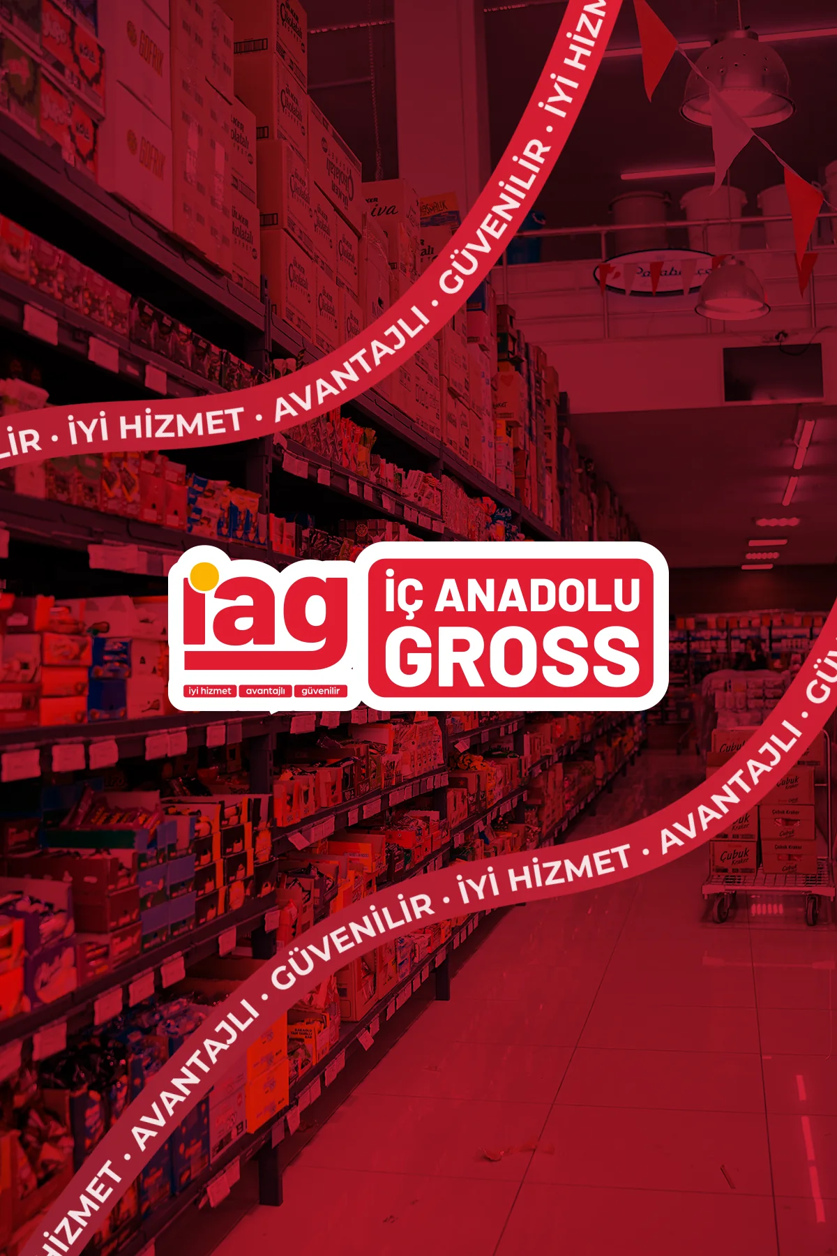 İç Anadolu Gross mağaza reyon görünümü